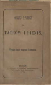 Obrazki z podróży do Tatrów i Pienin