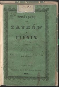 Obrazki z podróży do Tatrów i Pienin