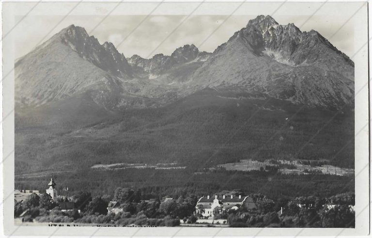 Batizovce, Gerlach, Končistá v pozadí (Chytil; 1928)
