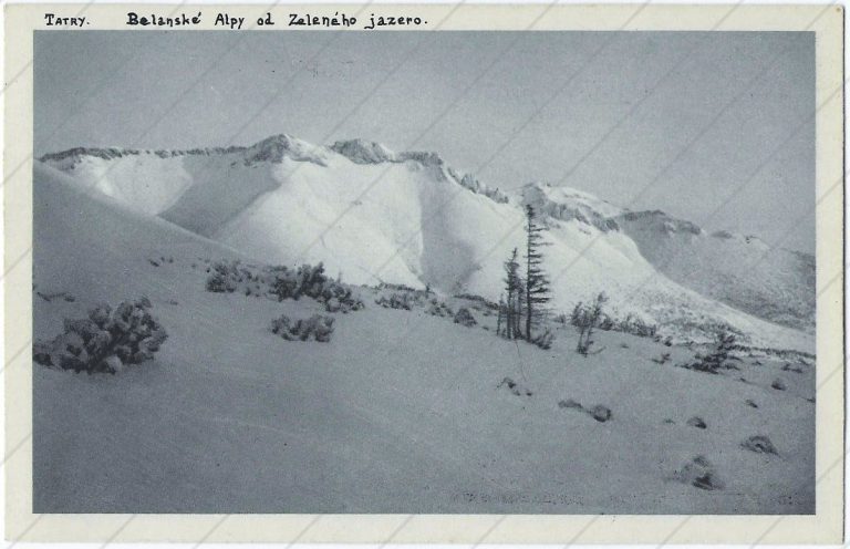 Belianske Tatry (Turistik und Alpinismus; 1920-31)
