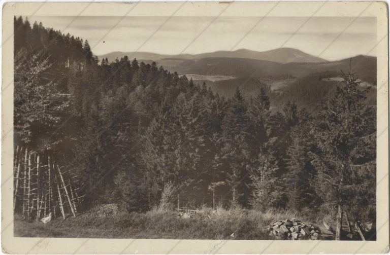 Beskydy z chaty Bumbálka (1946-49; Vyškov) a