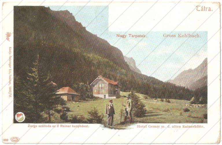 Chata Kamzík a Rainerka – Feitzinger Edward, Tešín (1902)