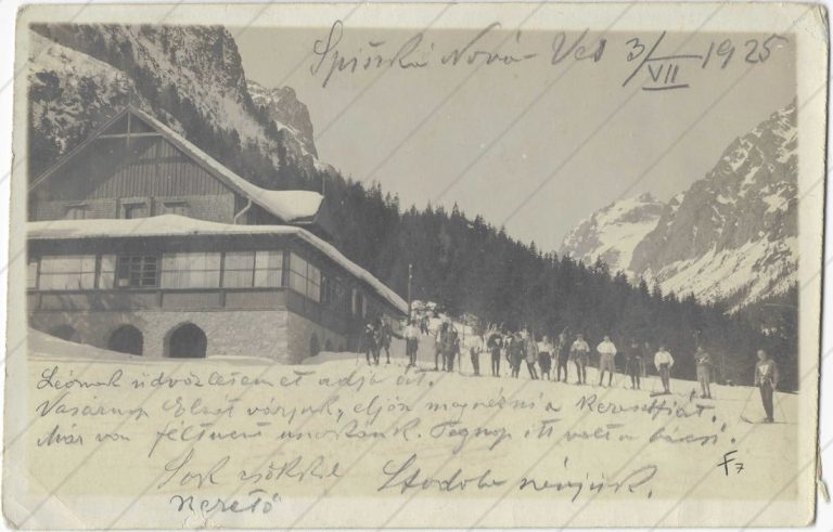 Chata Kamzík – Foto Tatra Trenčín (1925)