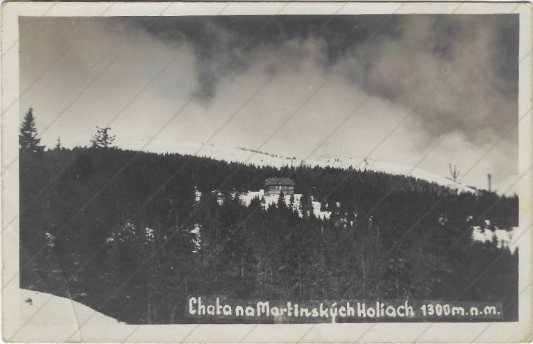 Chata na Martinských holiach (cca 1937; neznámy)