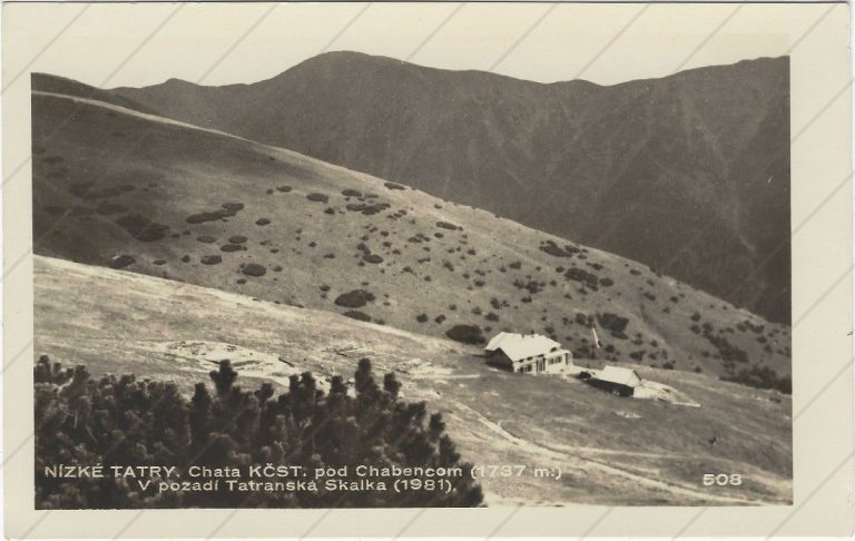 Chata pod Chabencom (1925-34, Fotofon)