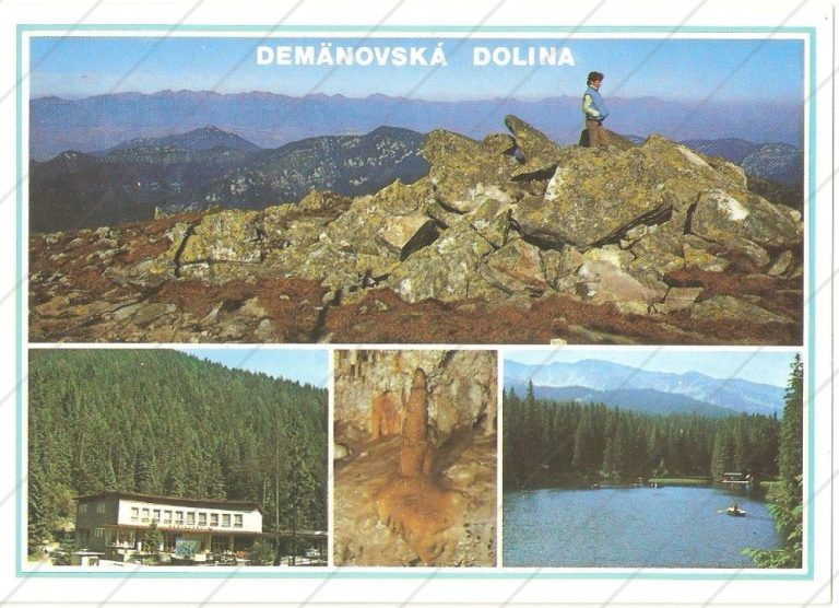 Demänovská dol., Nízke Tatry – Press Foto Bratislava – prešla poštou, so známkou