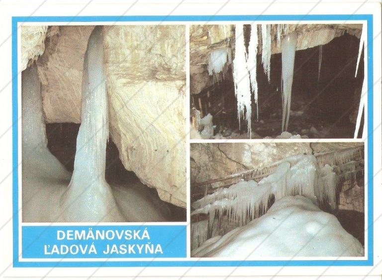 Demänovská jaskyňa, Press Foto Bratislava, čistá so známkou