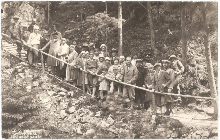 Demänovská jaskyňa (cca 1930) – Foto Jungmann