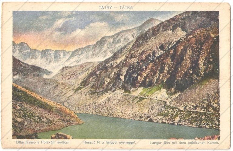 Dlhé pleso s Poľským hrebeňom (1921) – Földeš Samuel – Prešov, Komárno
