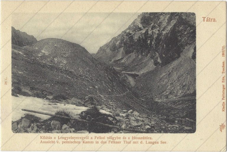 Dlhé pleso vo Velickej doline (1902; Feitzinger)