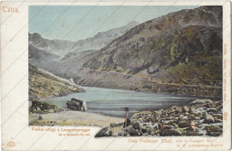 Dlhé pleso vo Velickej doline (1902; Feitzinger)