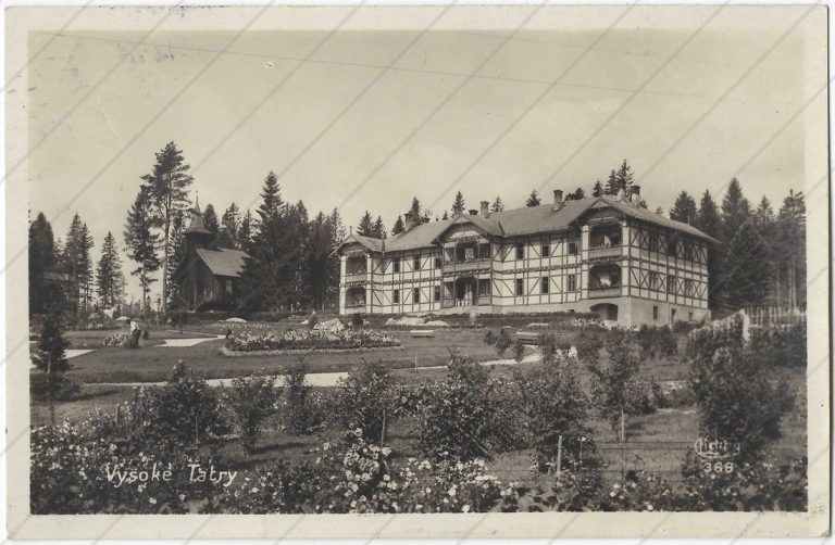 Dolný Smokovec, hotel Srnka (cca 1930; Lichtig)