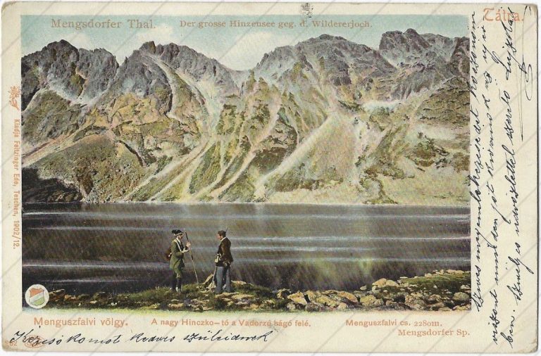 Hincovo pleso (1902) – Feitzinger
