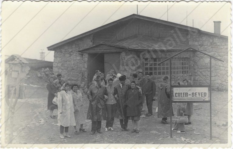 Horná stanica lanovky Vrátna – Chleb (cca 1950-1955)