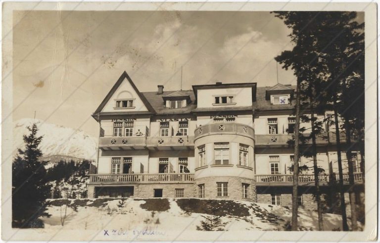 Horný Smokovec, Pension Vlasta (1928-29; Neubert)