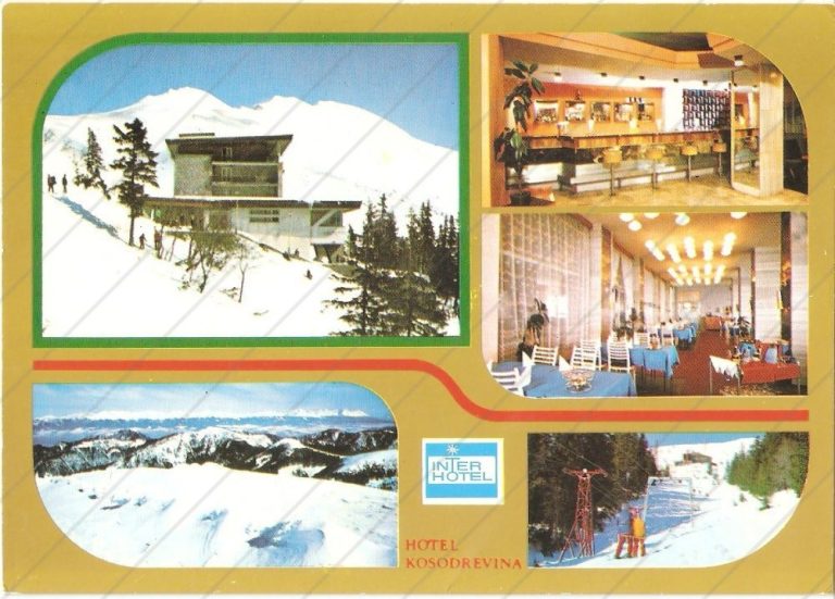 Hotel Kosodrevina (Nízke Tatry) – Press Foto Bratislava – prešla poštou, so známkou, cca 1975