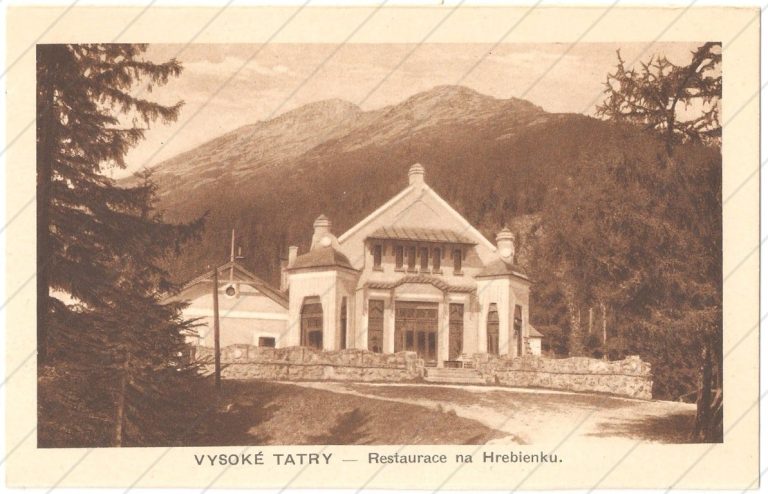 Hrebienok, reštaurácia – Lichtig (cca 1925)