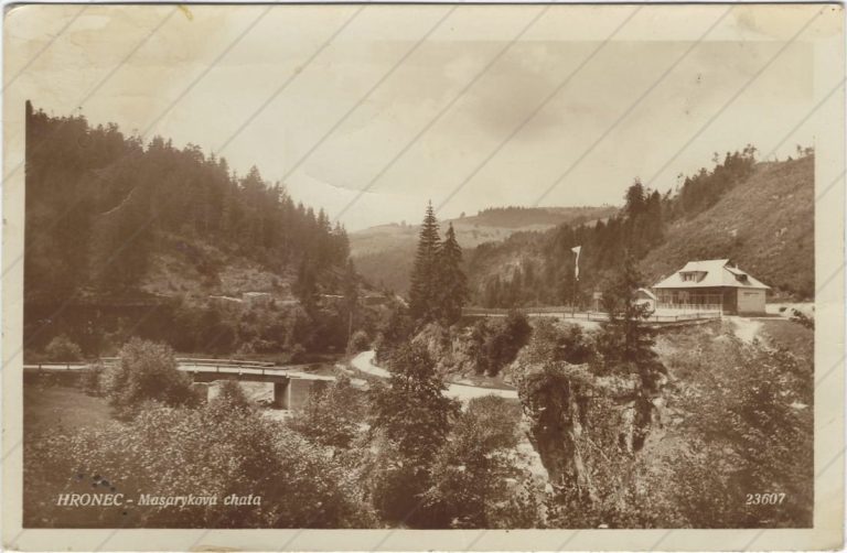 Hronec, Masarykova chata (cca 1935; Bromografia) a