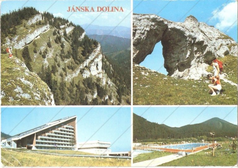 Jánska dolina NT – Press Foto Bratislava – prešla poštou so známkou