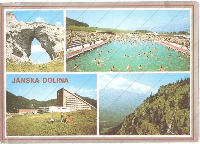Jánska dolina, Nízke Tatry – Press Foto Bratislava – prešla poštou bez textu, so známkou