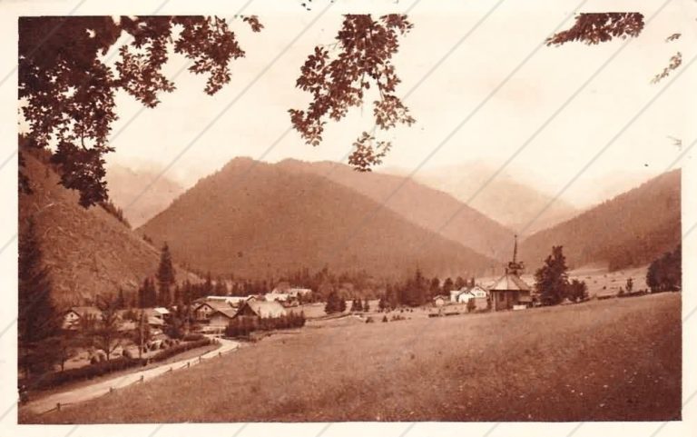 Javorina a kostolík (1923-25) – Legionárska tržnica – Tatranská Lomnica