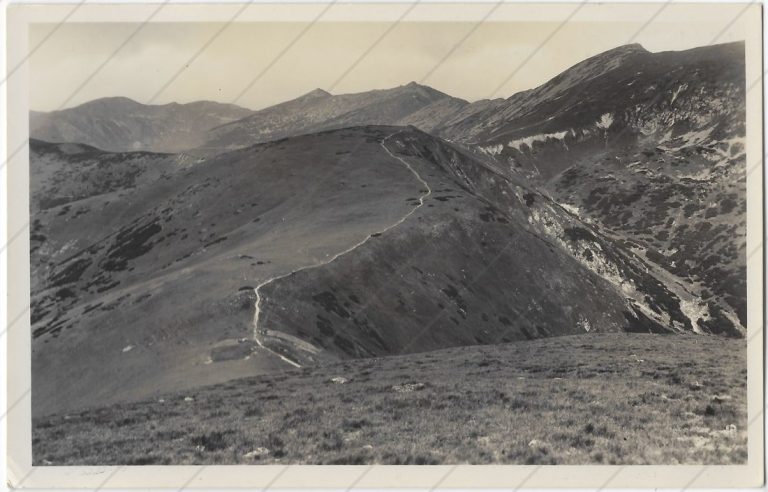 Králička, Ďumbier, Chopok, Skalka z Kunštovej (cca 1938; KČST Praha)