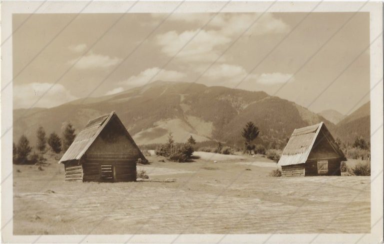 Liptovské hole, pod Barancom pri Račkovej doline (1940-50; Kriváň)