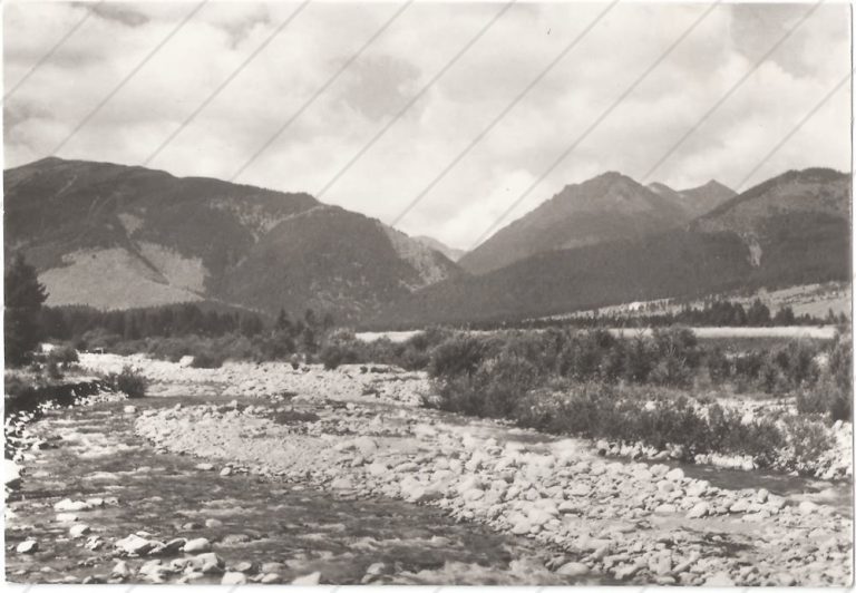 Liptovské hole, vchod do Račkovej doliny – Tatran – cca 1955