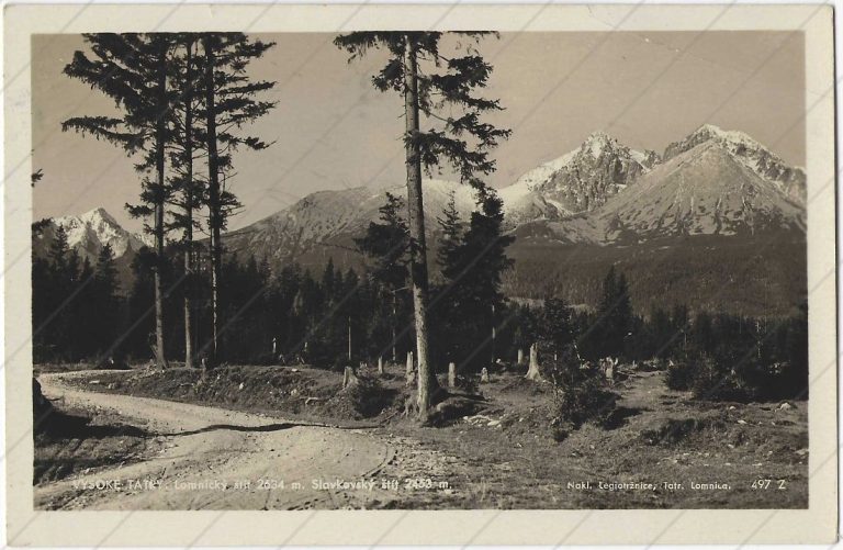 Lomnický a Slavkovský štít (Legiotržnica; 1933)