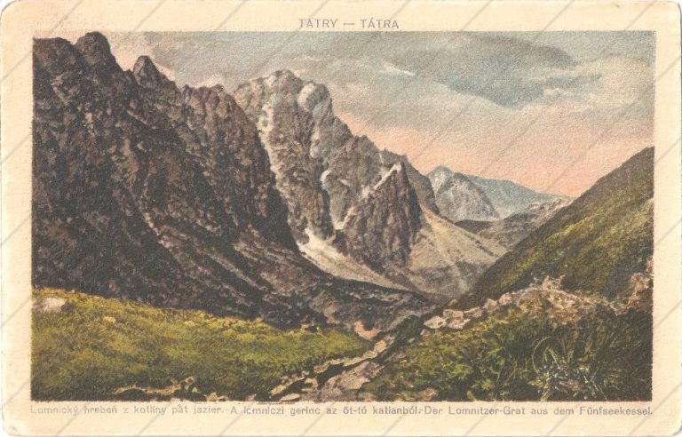 Lomnický hrebeň (1921) – Földeš Samuel – Prešov, Komárno