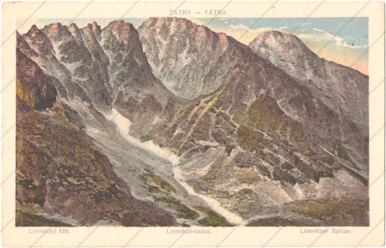 Lomnický štít (1921) – Földeš Samuel – Prešov, Komárno