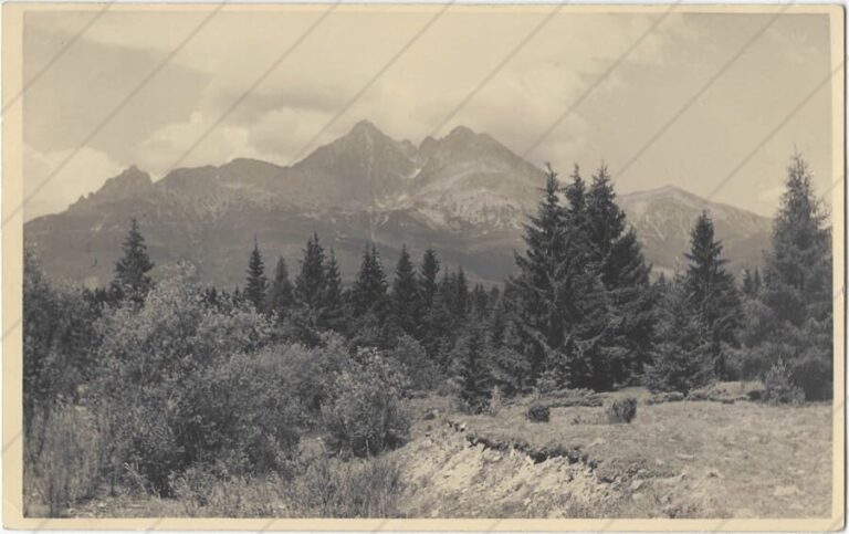 Lomnický štít (cca 1940 50) a