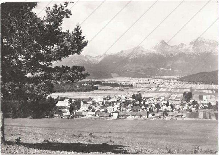 Lučivná, v pozadí Tatry (1959) – Osveta