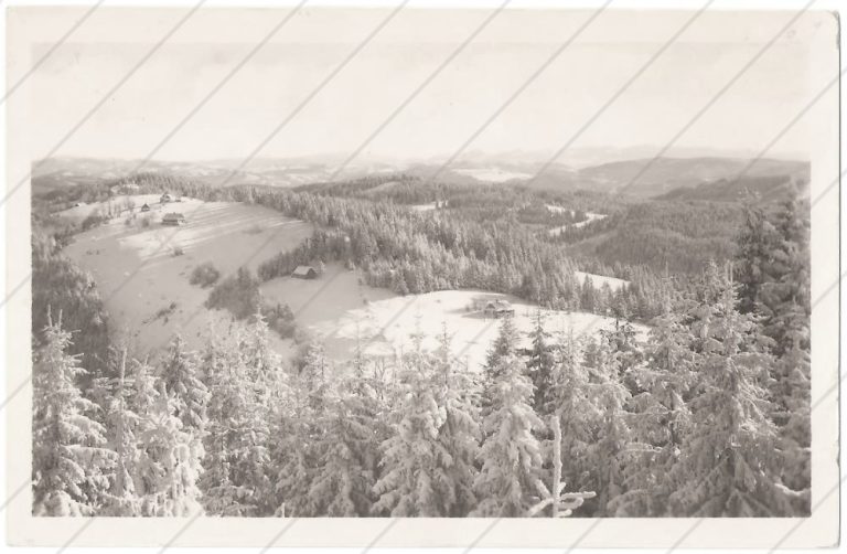 Makov – lyžiarsky terén okolo chaty Kmínek – Tatran – 1952