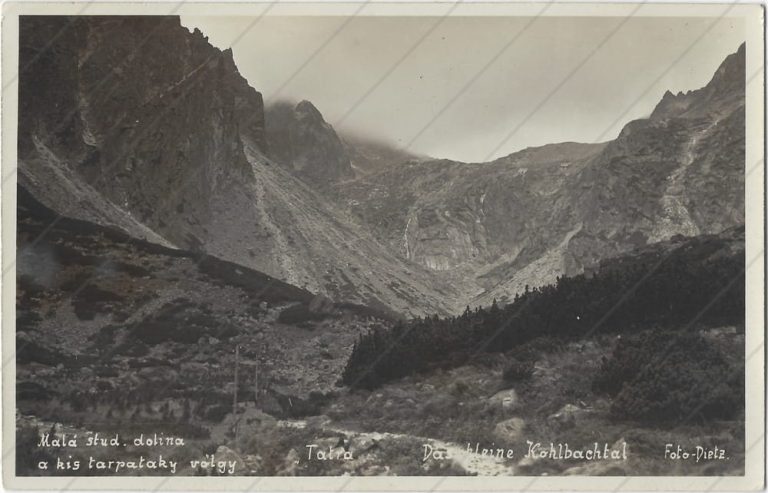 Malá Studená dolina (1926-30; Dietz) a