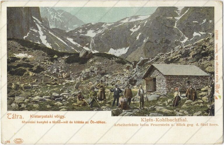 Malá Studená dolina, robotnický domček (1902; Feitzinger) a