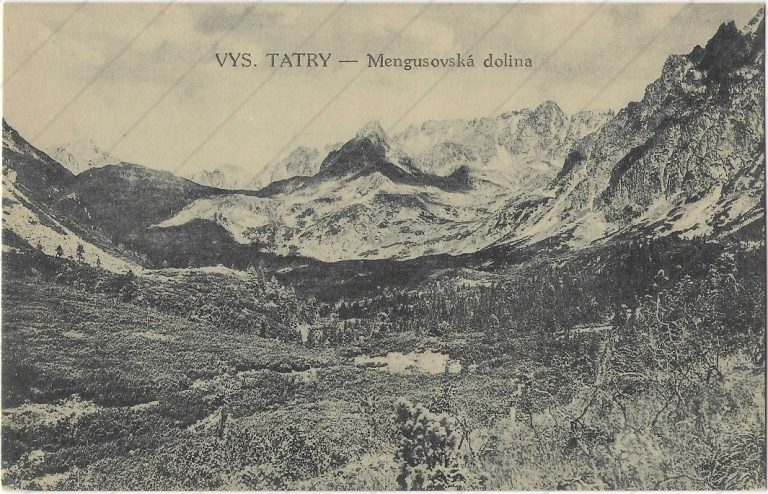Mengusovská dolina – Julius Kustra – 1920