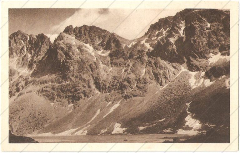 Mengusovské štíty so Zbojníckym sedlom a Hincovym plesom (1928) – KČST v Prahe