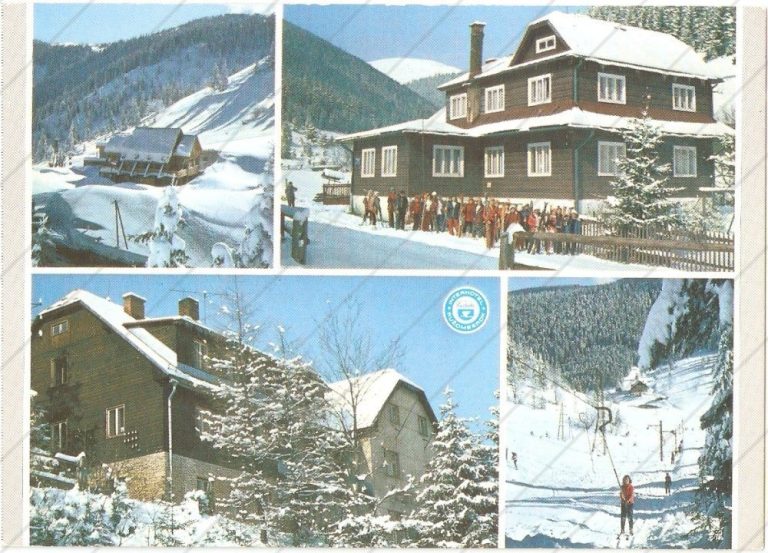 Nízke Tatry, Čertovica koláž – Press Foto Bratislava, prešla poštou, so známkou