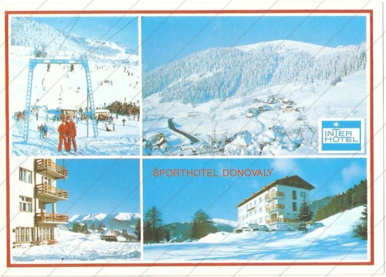Nízke Tatry, Donovaly – Press Foto Bratislava – prešla poštou, so známkou