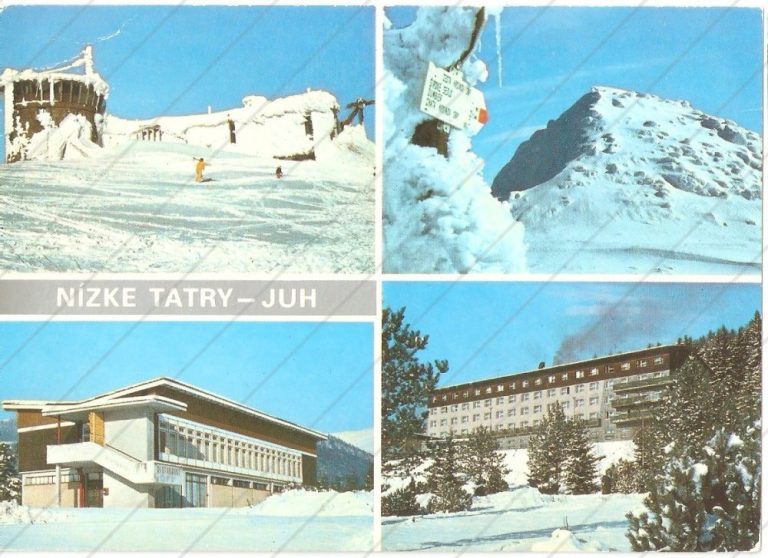 Nízke Tatry juh koláž – Press Foto Bratislava – prešla poštou, bez známky