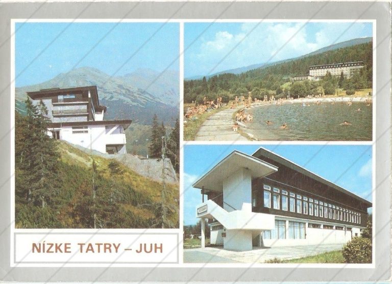 Nízke Tatry juh – Press Foto Bratislava – prešla poštou, so známkou, 1988