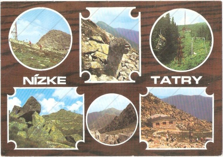 Nízke Tatry, koláž – Pravda – 1975