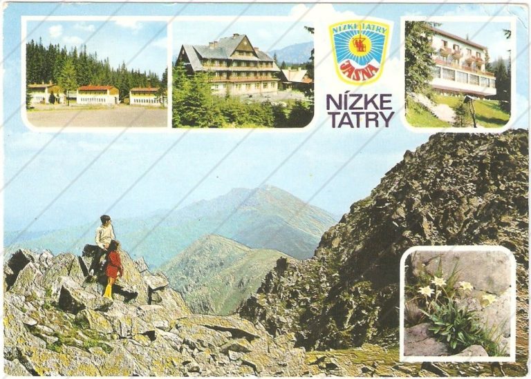 Nízke Tatry – Press Foto Bratislava – koláž, prešla poštou so známkou