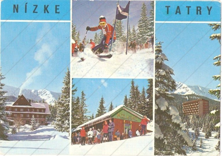 Nízke Tatry – Press Foto Bratislava – prešla poštou, so známkou, 1972
