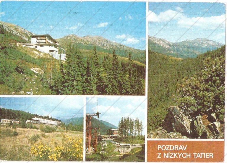 Nízke Tatry – Press Foto Bratislava – prešla poštou, so známkou, 1983