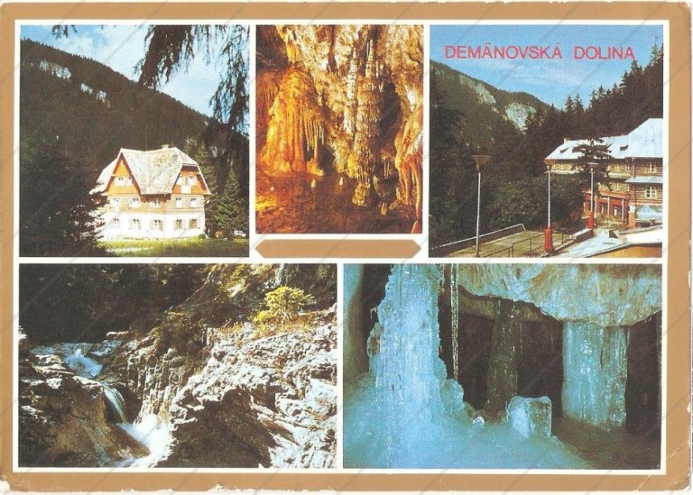 Nízke Tatry – koláž – Press Foto Bratislava – prešla poštou, so známkou