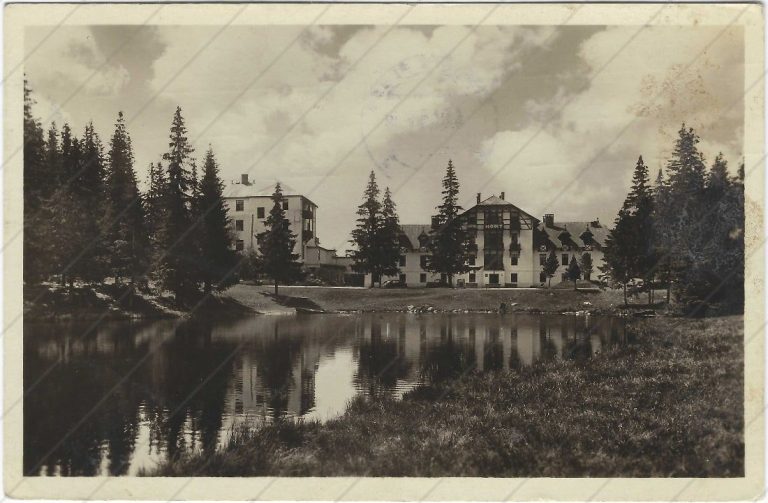 Nové Štrbské pleso, zotavovňa ROH Zdravá generácia (1949-50; Tatran)
