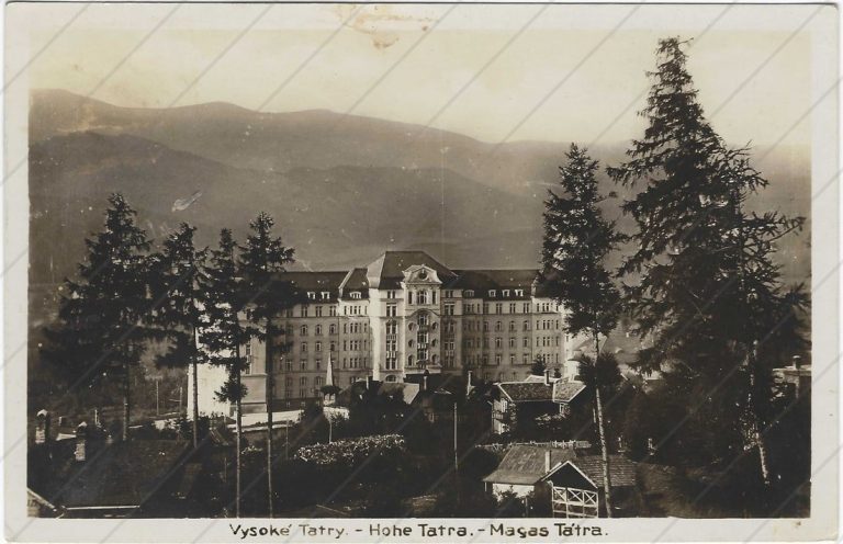 Nový Smokovec, sanatórium (1921, IKO)
