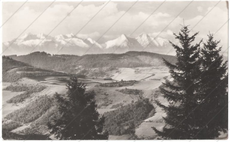 Pieniny – Pohľad na Spišskú Maguru – Tatran – 1952